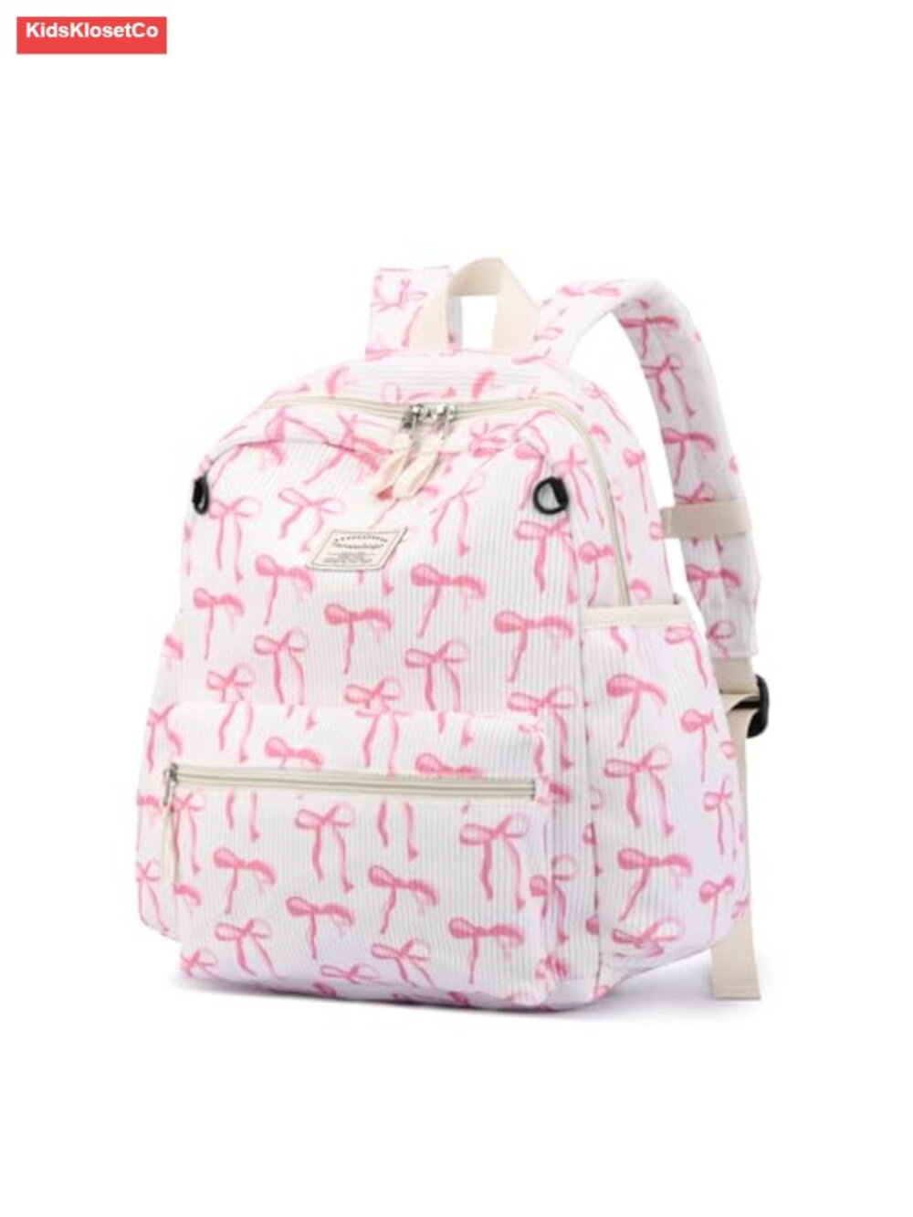 Corduroy Kids Backpack Boys Girls School Primary Elementary Tanweibago